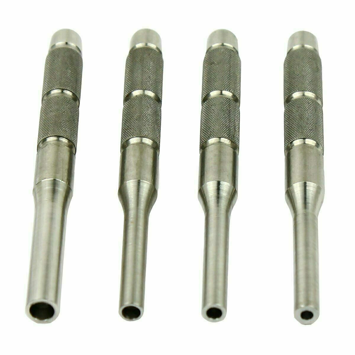 4PC Hollow End Roll Pin Tool Starter Punch set Stainless Steel
