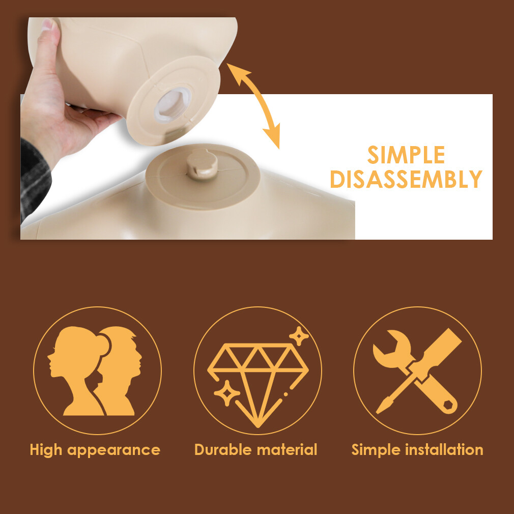 Male Mannequin Torso Dress Form Sewing Manikin 42-59 Inch Height Adjustable