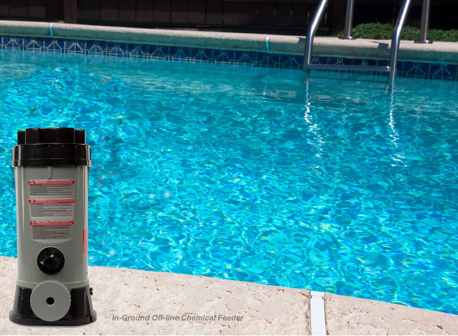 Off-line Swimming Pool In-Ground Chlorinator Chemical Chlorine Feeder Dispenser
