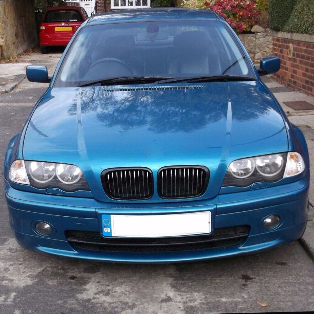 Fit For 02-05 BMW E46 3-Series 4-Door L&R Headlight Lense Clear Lens Cover Pair