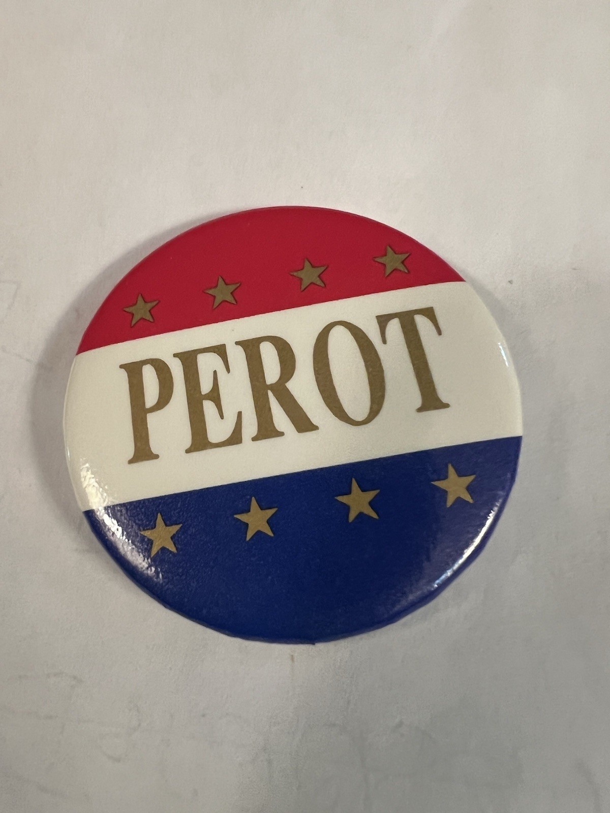 PEROT Campaign Button - Excellent Condition