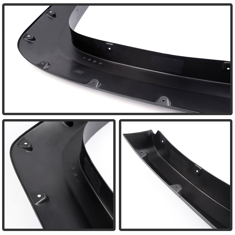 FENDER FLARES POCKET RIVET STYLE FIT FOR 2007-2013 SILVERADO 1500 2500HD/3500HD