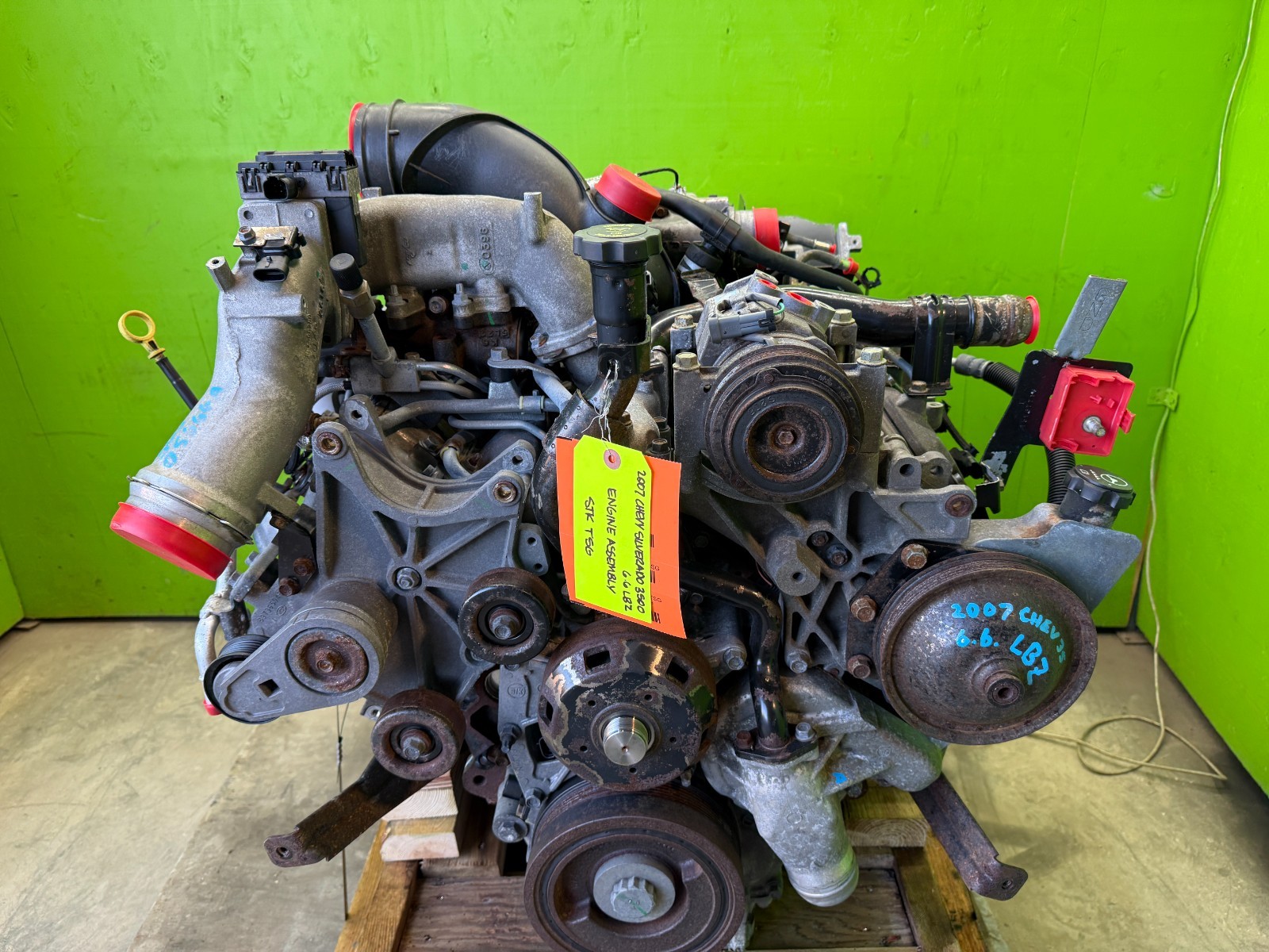 06 07 CHEVROLET GMC 2500 3500 6.6 LBZ DURAMAX DIESEL ENGINE MOTOR NO CORE!! 169K
