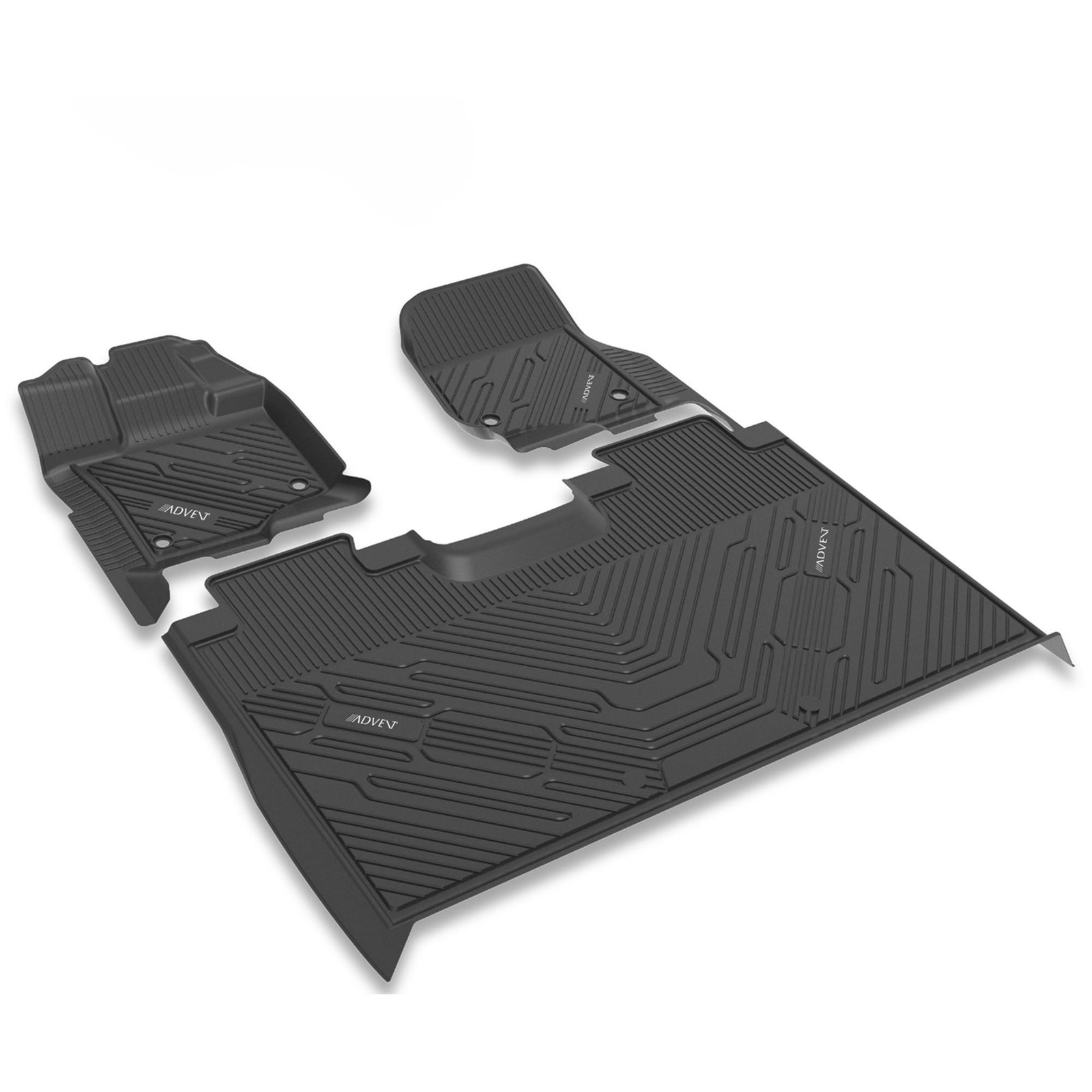 Advent All Weather Floor Mats Compatible with 2015-2020 F-150 and F-150 Raptor
