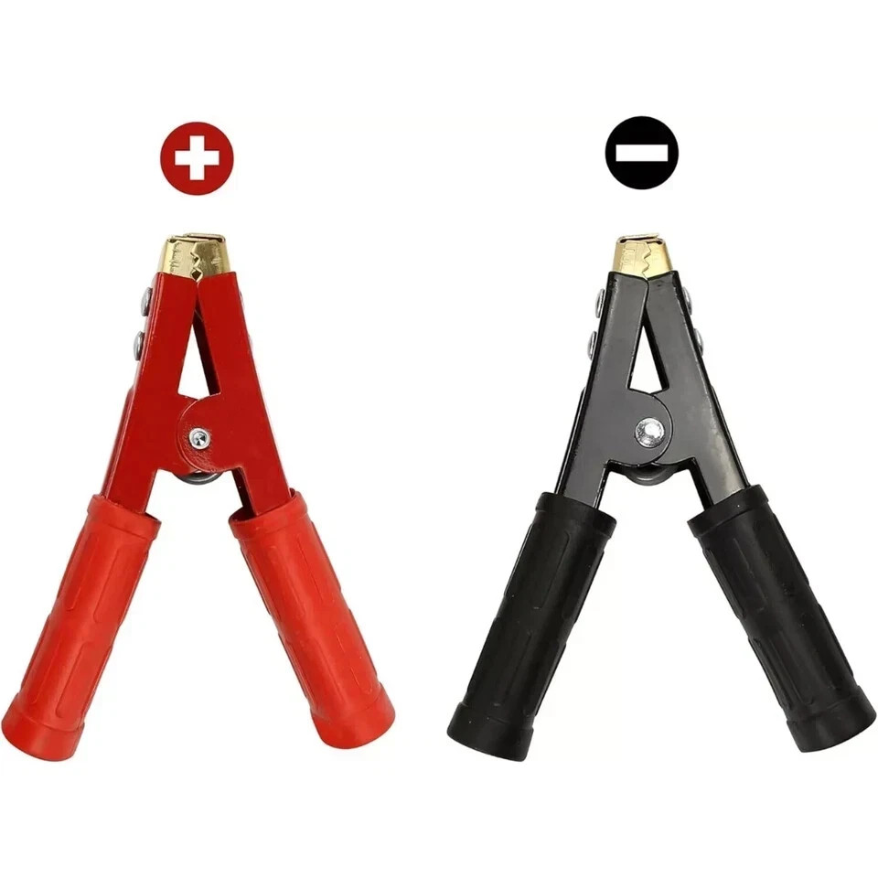 1000A Battery Booster Cable Clamp Pure Copper Jumper Replacement Tool Heavy Duty