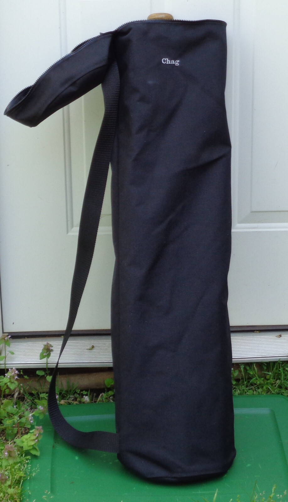 BASEBALL BAT BAG- ZIPPER TOP - HOLDS 9 BATS - BY CHAG NY DESIGNS  - 20250629BK