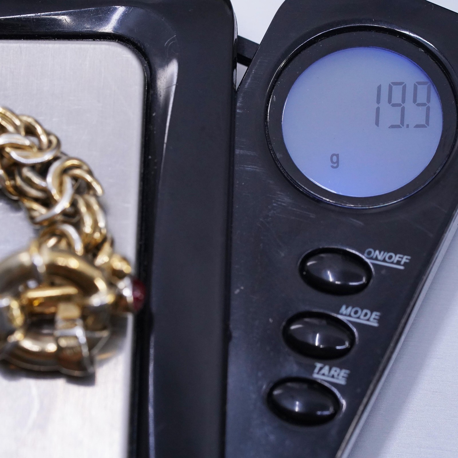 Italian Vermeil Gold Sterling Silver 925 Byzantine Bracelet