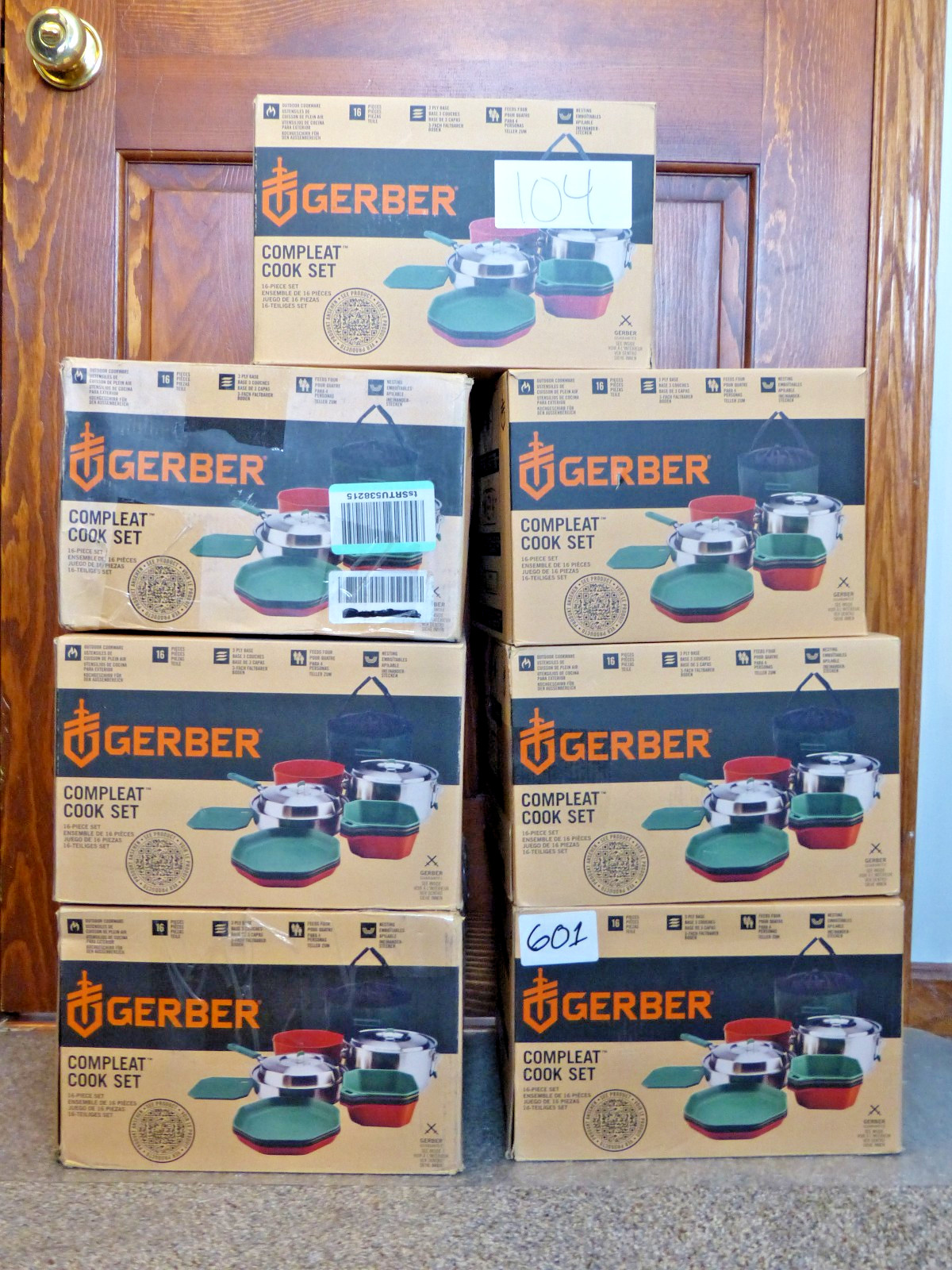 Gerber Gear 16 Piece ComplEAT Cook Set - Dishwasher-Safe Camping Cookware