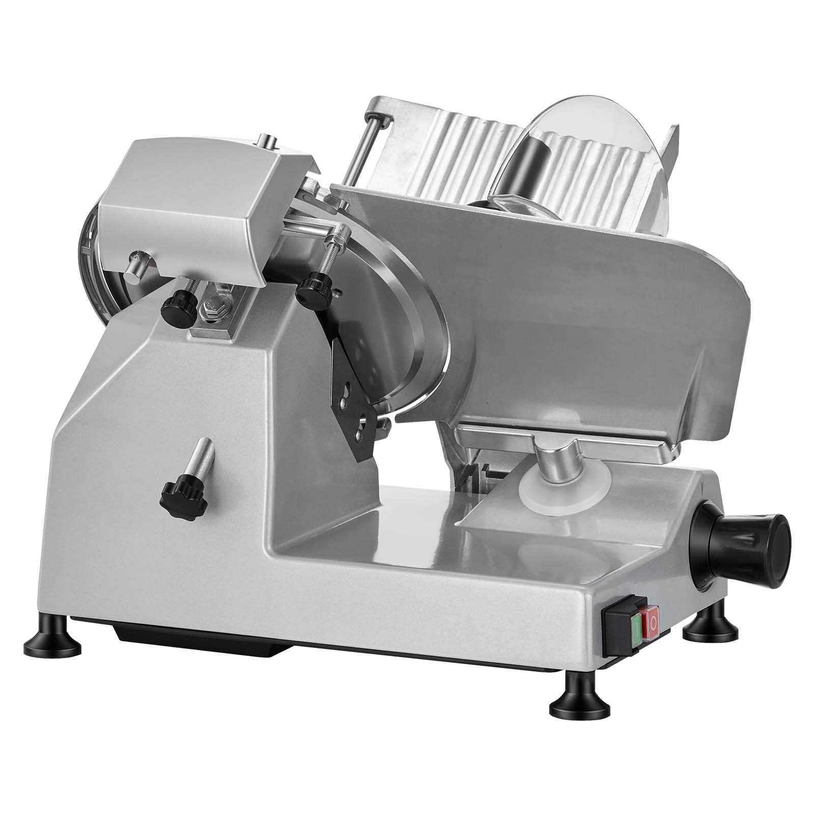 Uimoso Electric 240W Meat Slicer with 10-Inch Blade Commercial Deli Food Cutter