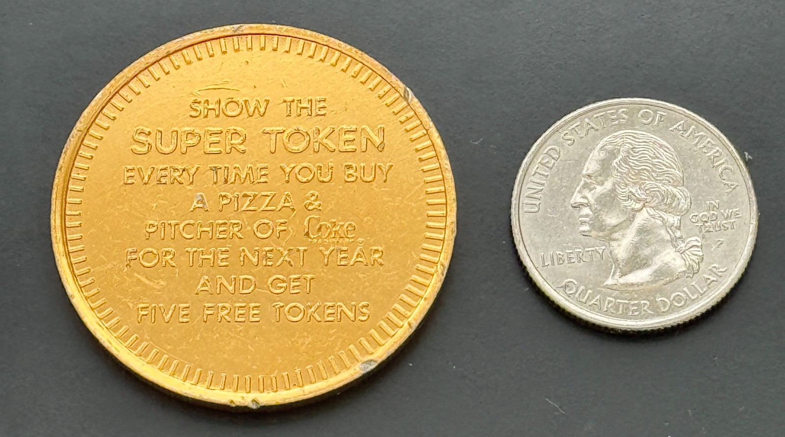 Chuck E Cheese Super Token Annodized Aluminum Chucky