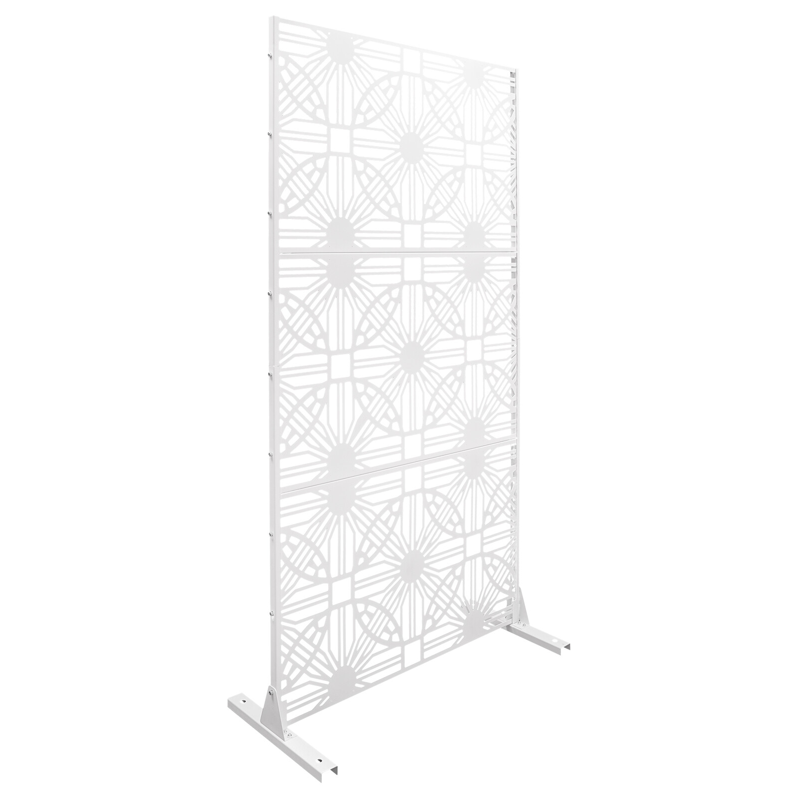 1 Panel Room Divider Screen Room Divider Panel Hollow Out Privacy Metal Screen