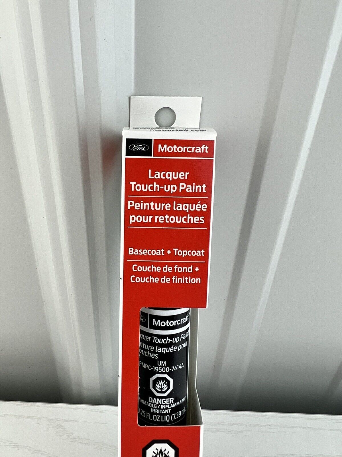 Genuine Ford Motorcraft Touch Up Paint Bottle Agate Black UM 7414A & Clear Coat