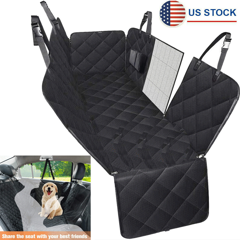 Waterproof Car Back Seat Cover Pad Rear Bench Pet Dog Cat Travel Hammock Cushion