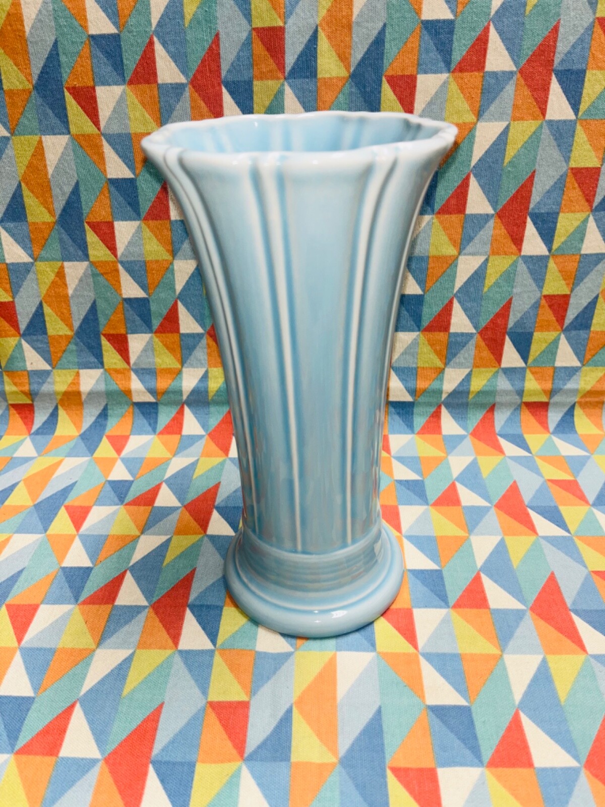 VASE SKY Blue HOMER LAUGHLIN FIESTA 9 5/8" MEDIUM NEW FIESTAWARE
