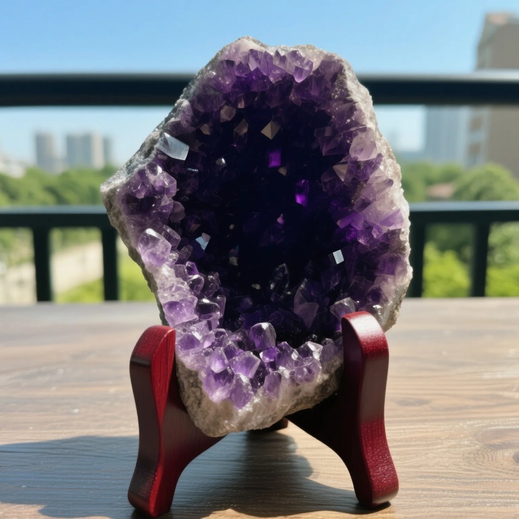 Natural Amethyst Cluster Purple Crystal Stone Healing Crystal Mineral Home Decor