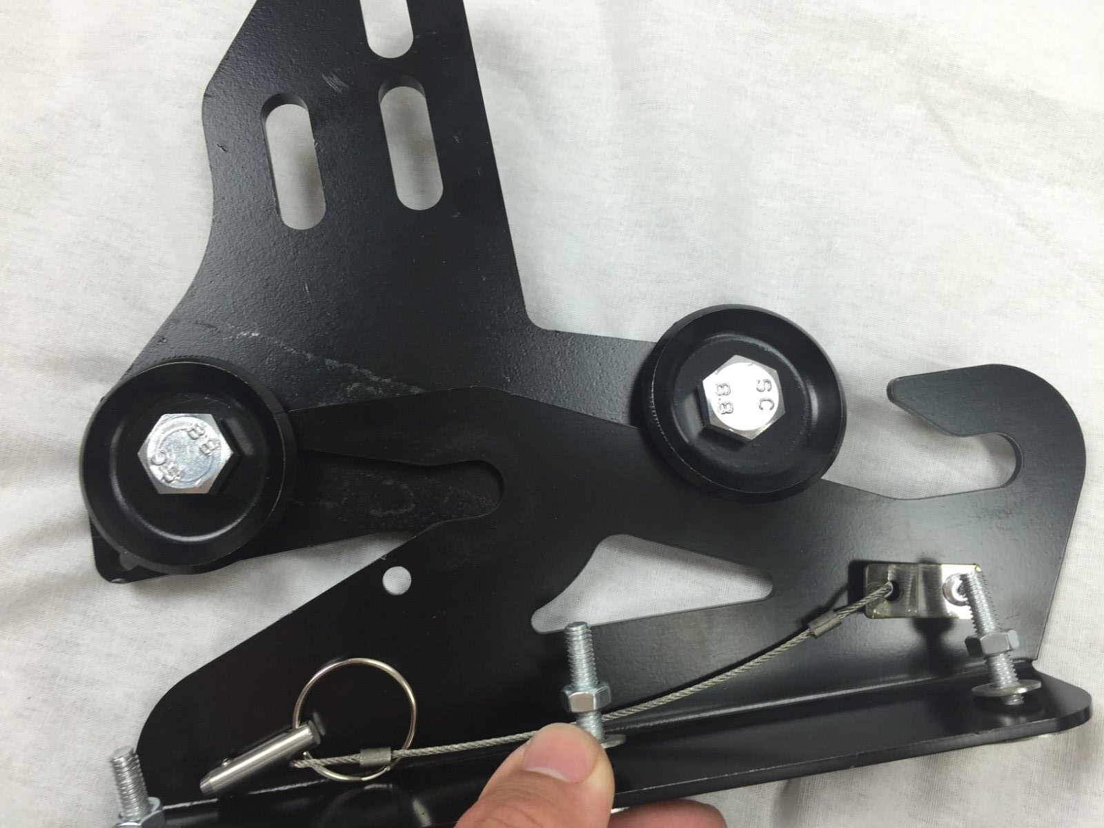 All Out Fab Quick release Front Bumper Wind Splitter Brackets 92-00 Civic EG DC2