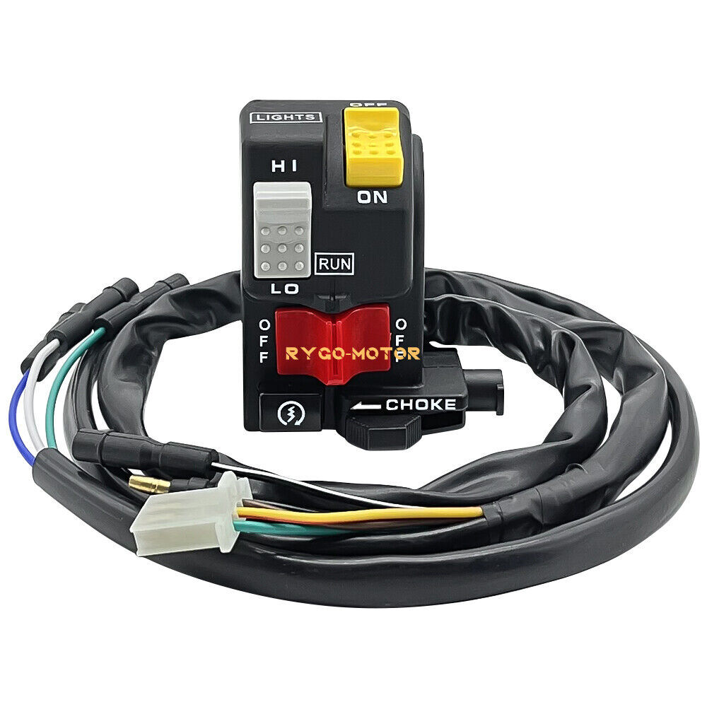 Handlebar Start/Stop/Choke/Kill Light Switch For Honda Fourtrax TRX300 TRX300FW