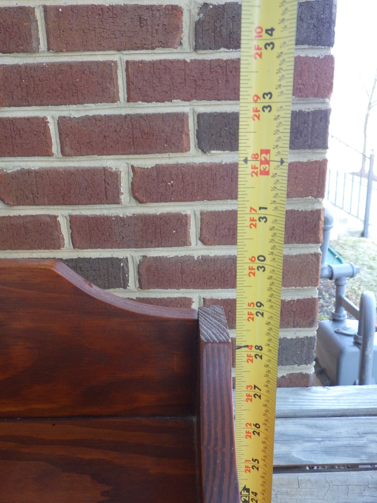 Wall Cabinet Mahogany Wood Punched Tin Pineapple Motif Farmhouse Décor