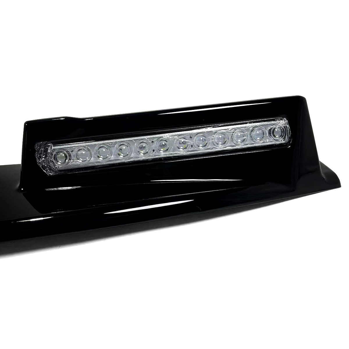 For 2019-2023 2024 RAM 1500 Gloss Black Lamp Model Roof Top Light Bar W/ LED DRL