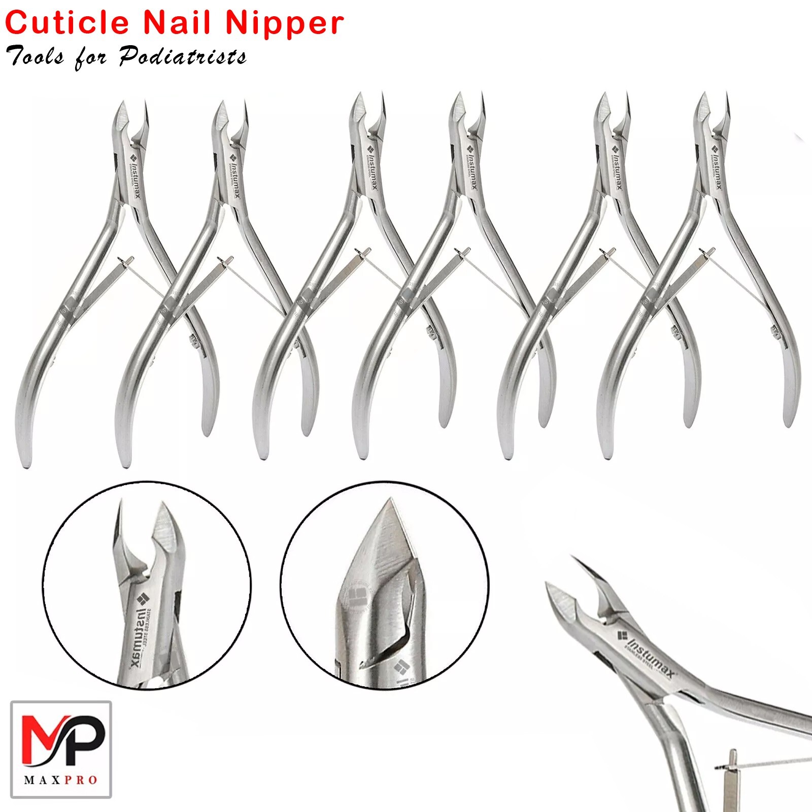 PROFESSIONAL HIGH QUALITY STAINLESS STEEL CUTICLE NAIL NIPPER CUTTER TRIMMER NEW