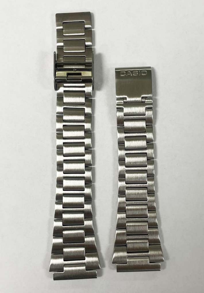 Genuine Casio Watch Band Strap A158WA-1, A163WA-1, A-164WA-1 Stainless Steel