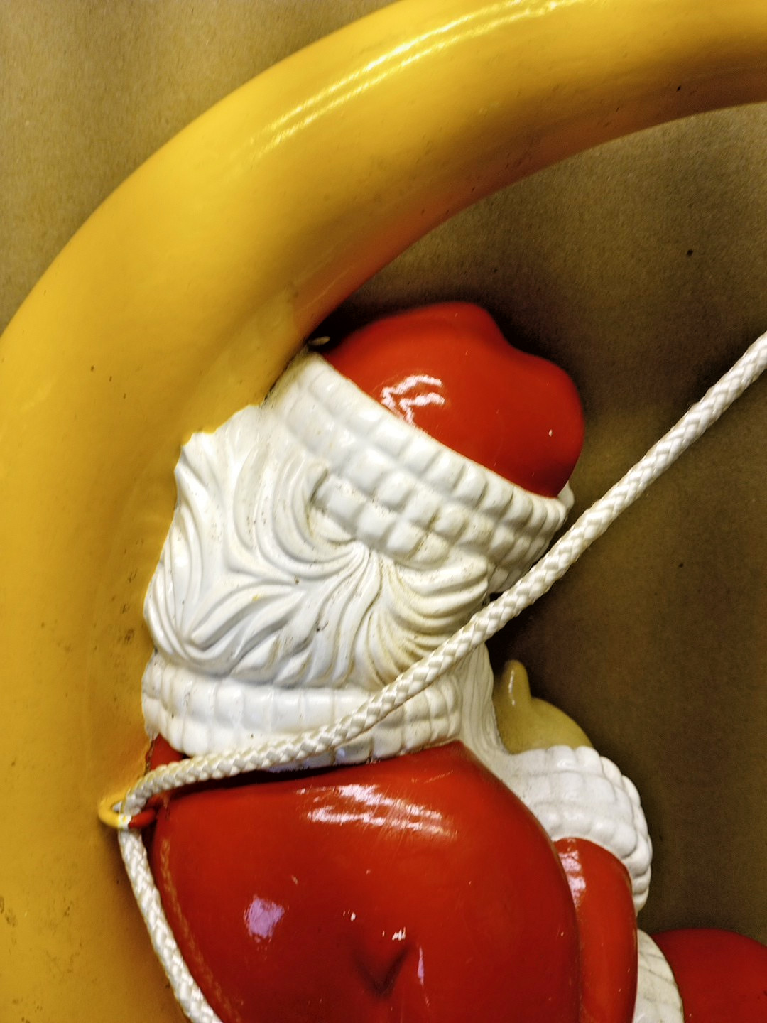 Vintage 1987 Barthelmess Inc - Santa Claus Sleeping on The Moon ~ Christmas RARE