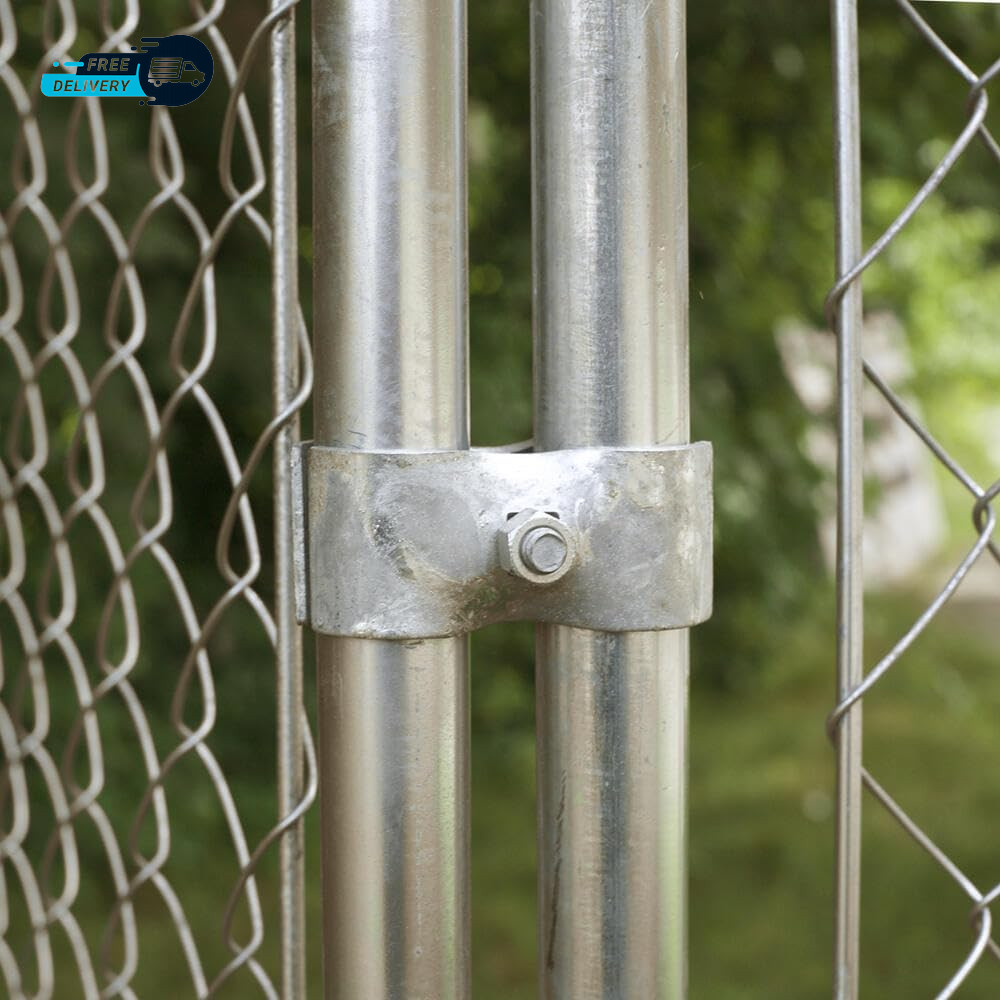 10 Set Chain Link Fence Panel Clamps 1-3/8" Dog Kennel Panel Clamp for round