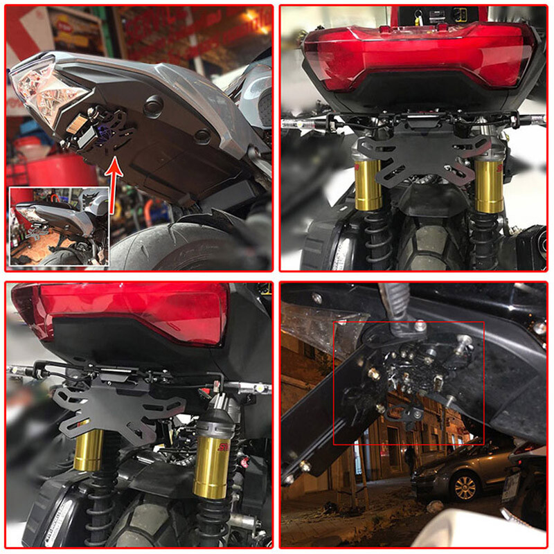 Rear License Plate Holder Mount Bracket For Suzuki GSXR600 750 1000 SV650 B-KING