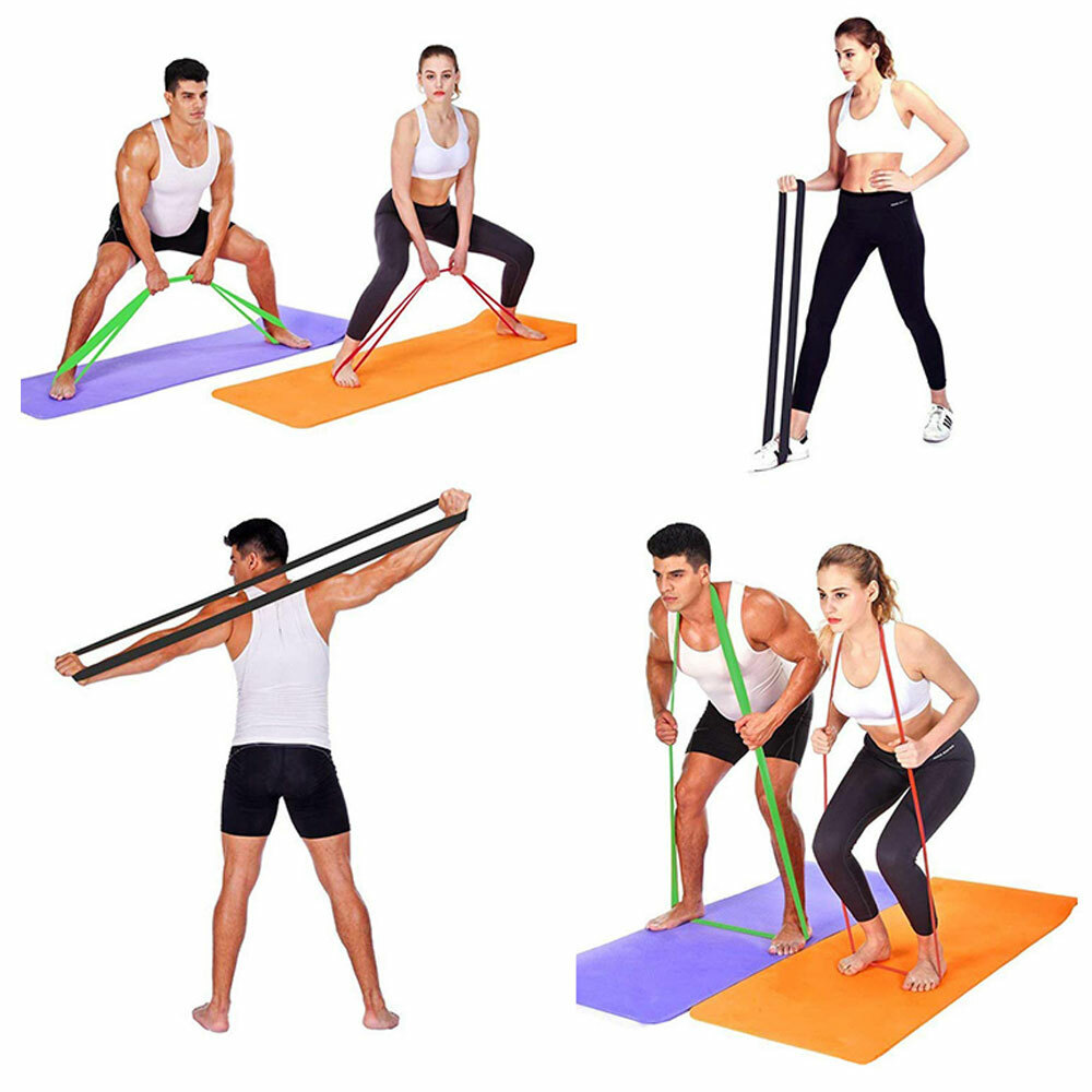 Heavy Duty Exercise Bands Latex Resistance Fitness GYM Powerlifting Assist Band