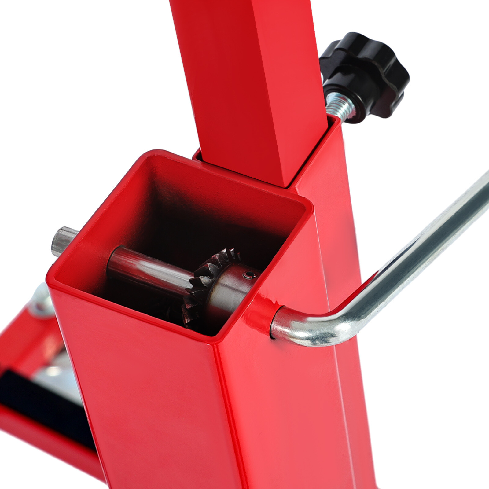 Mechanical Car Door Lift Jack Hydraulic Press and Bumper Handler Stand New Red