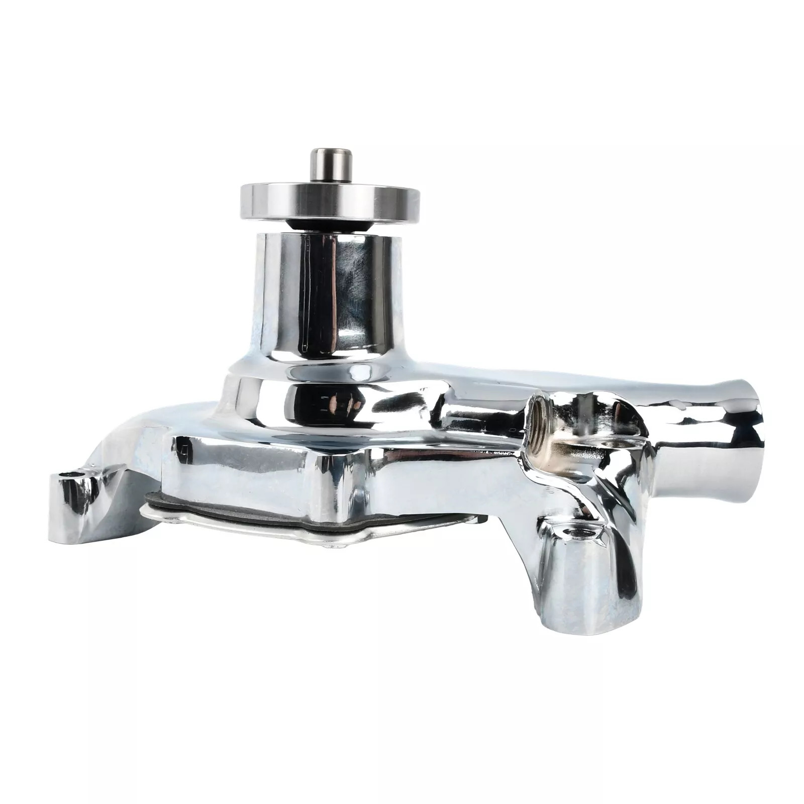 High Volume Chrome Short Water Pump For Small Block Chevy SBC 283 305 327 350