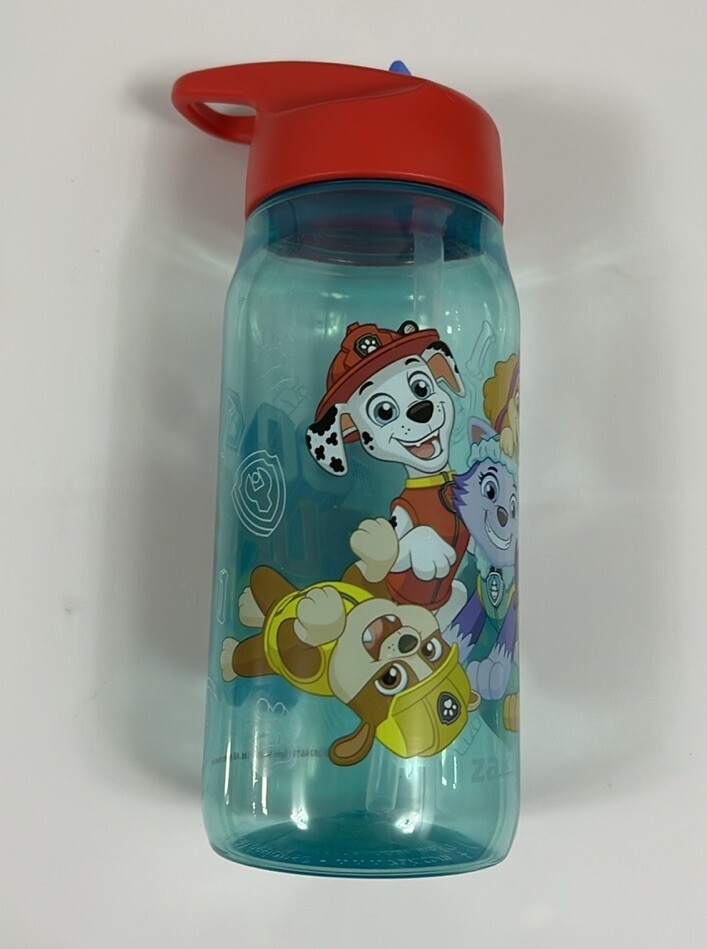 Paw Patrol Sip Water Bottle w/Carry Loop 16 oz Sippy Cup zak Designs