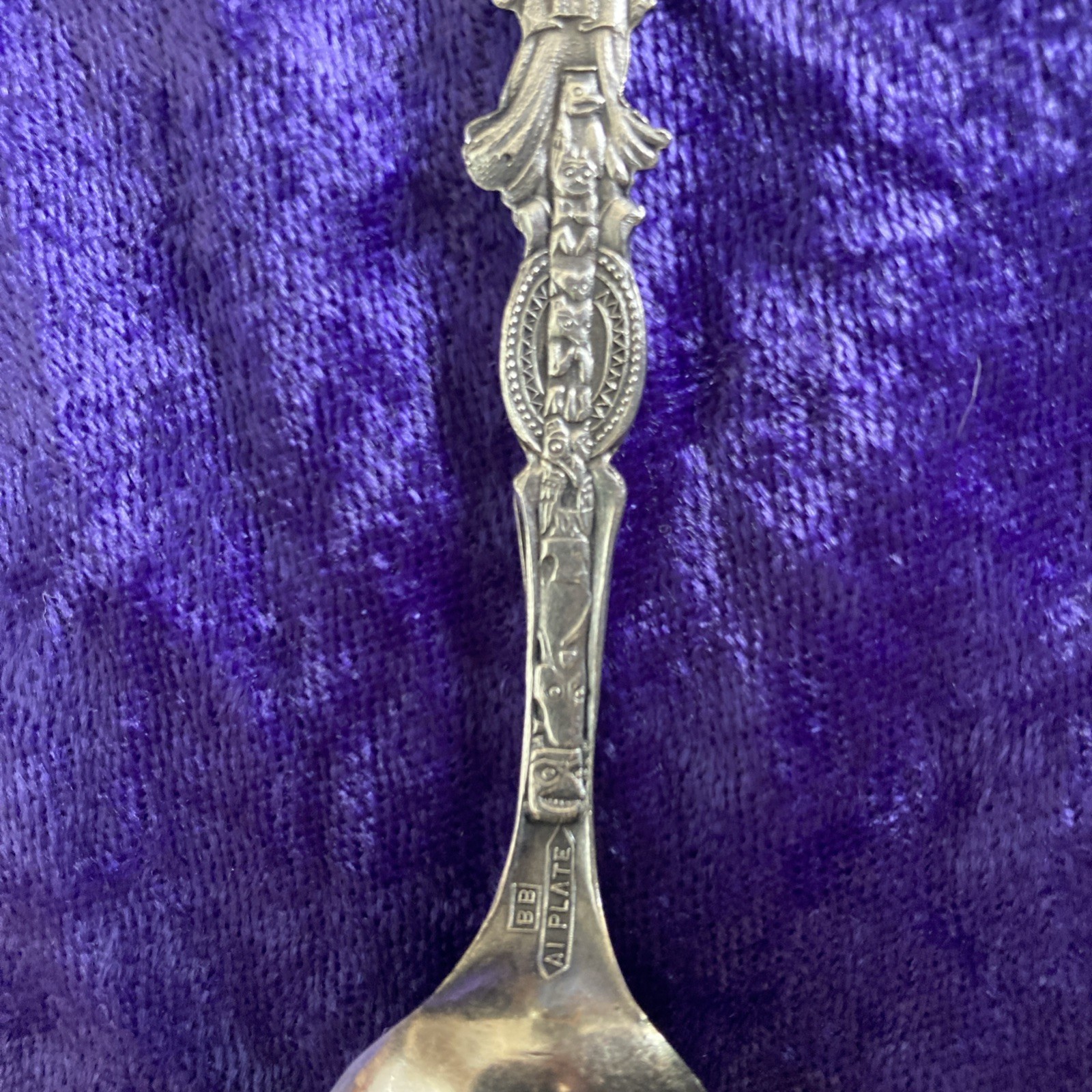 Alaska Yukon Pacific Exposition Souvenir Spoon Silverplate 1909