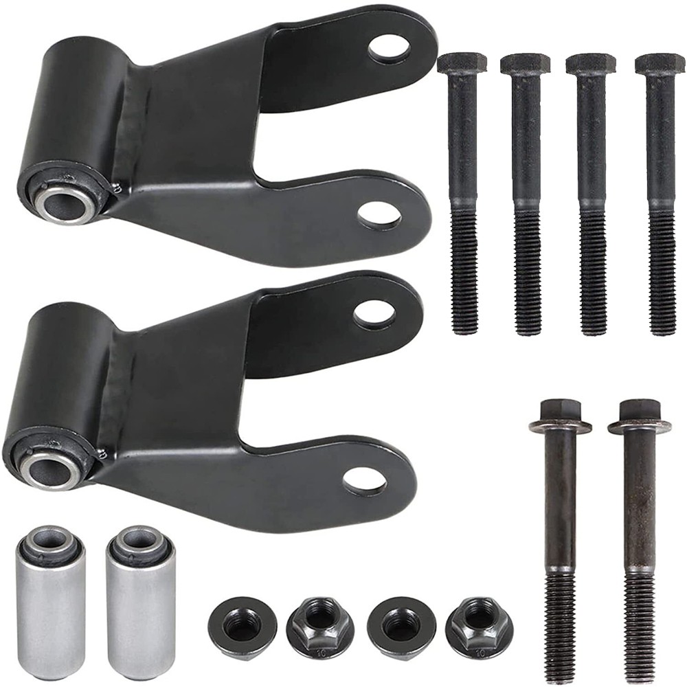 Rear Leaf Spring Hanger Bracket and Shackle Kits for Chevy Silverado GMC Sierra