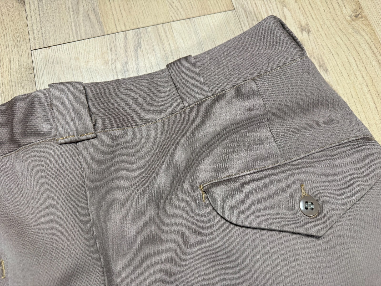 Vintage WW2 US Army Wool Pink Officer Trousers Pants Used