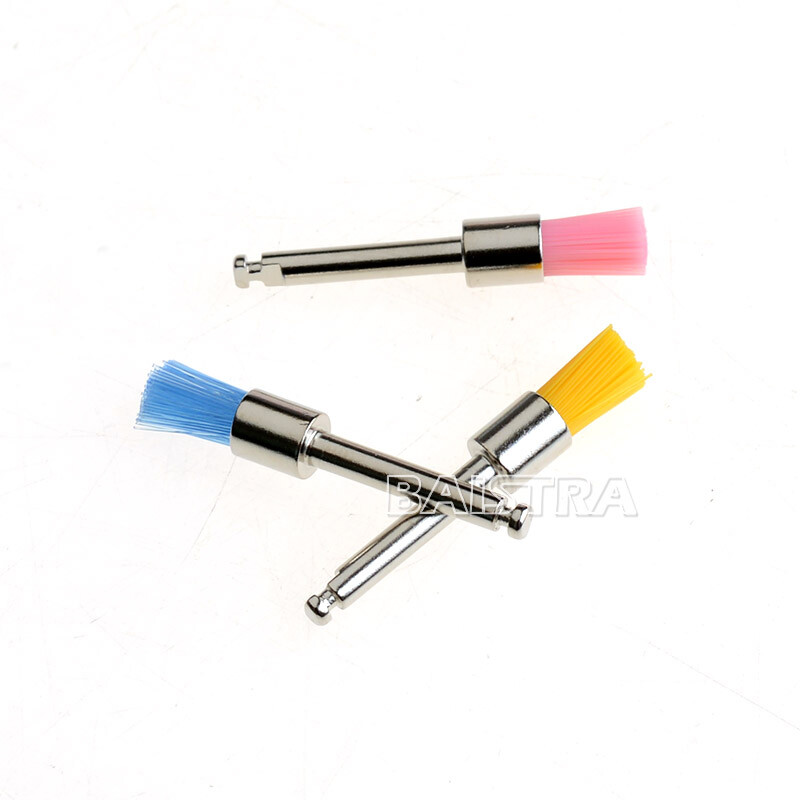 100pzas Dental Cepillos Dentales de Tazón para Pulir Tipo Plano de Nylon AZDENT