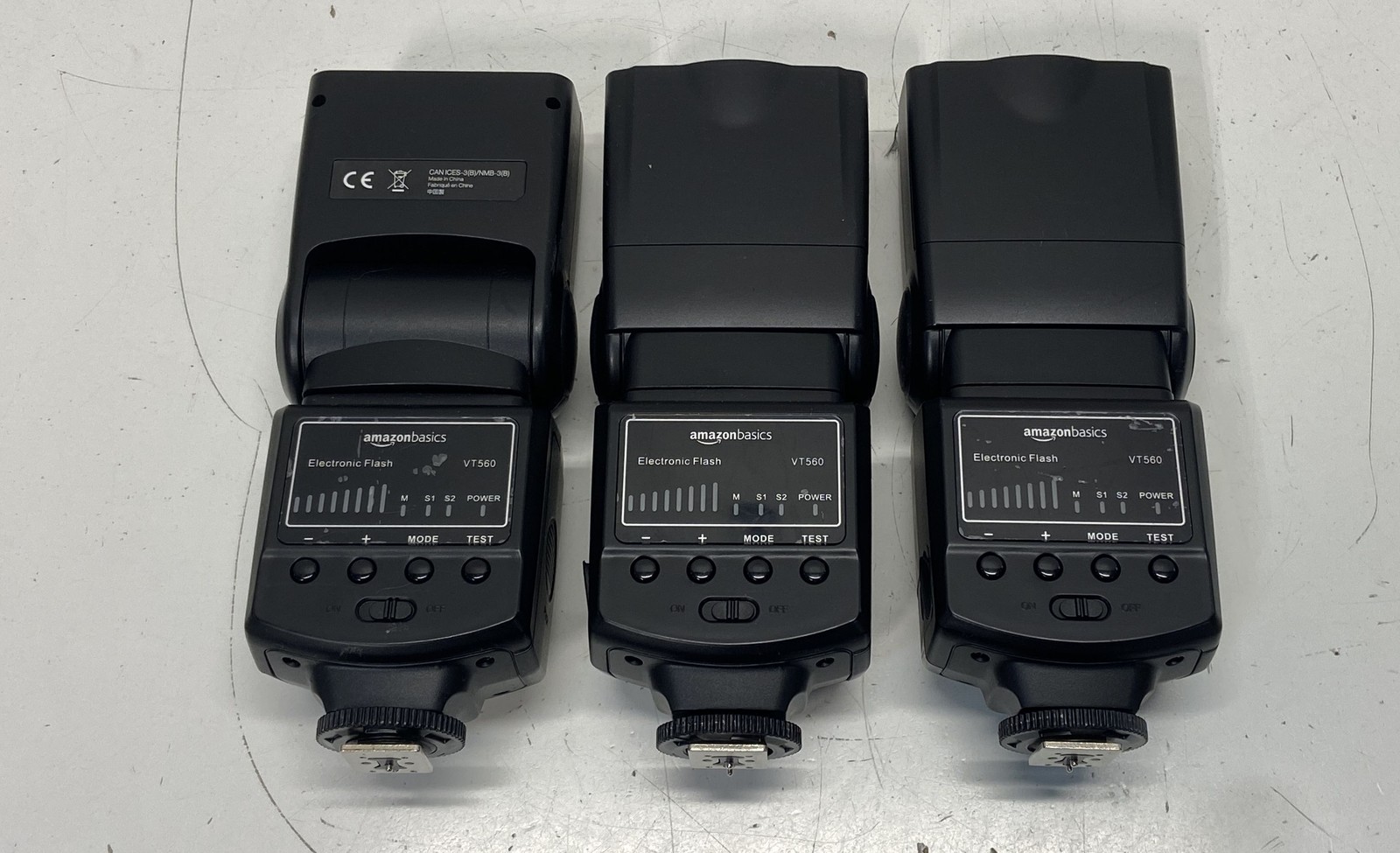 Assorted Lot of Camera Flashes and Studio Lights