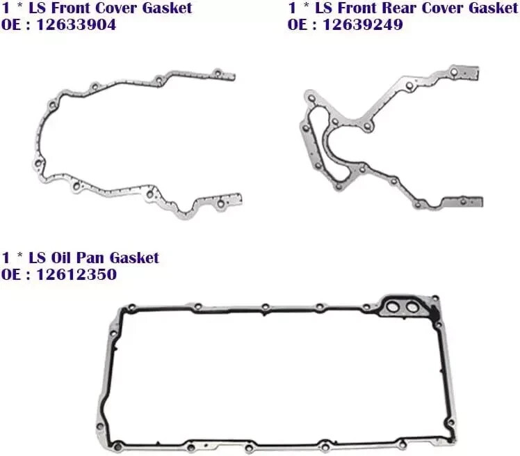 GEN 3 III LS Gasket Set Kit & LS9 Head Gaskets Fit for LS1 LS6 LQ4 LQ9 4.8 5.3
