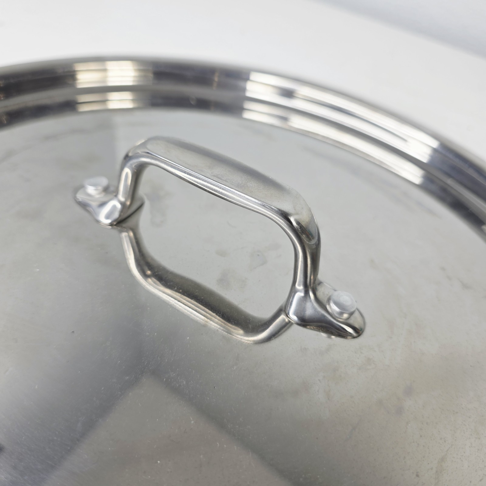 All-Clad D3 D5 Stainless Steel Lid Only 12 1/2 Inch Used