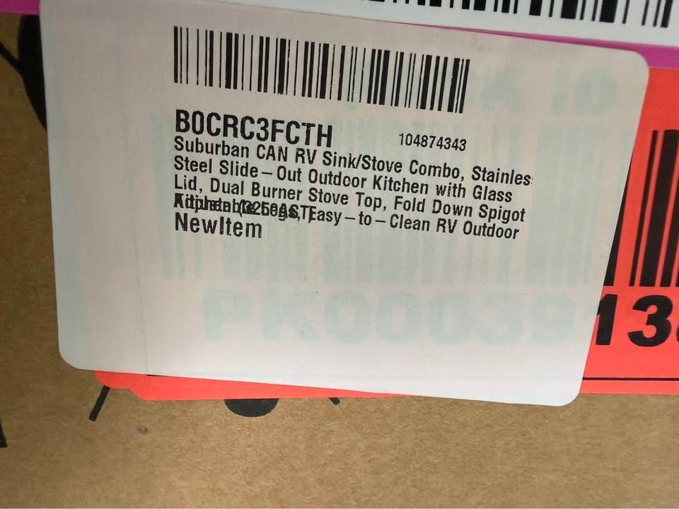 SUBURBAN 3250AST CAN L.S. SLIDE OUTDOOR KITCHEN