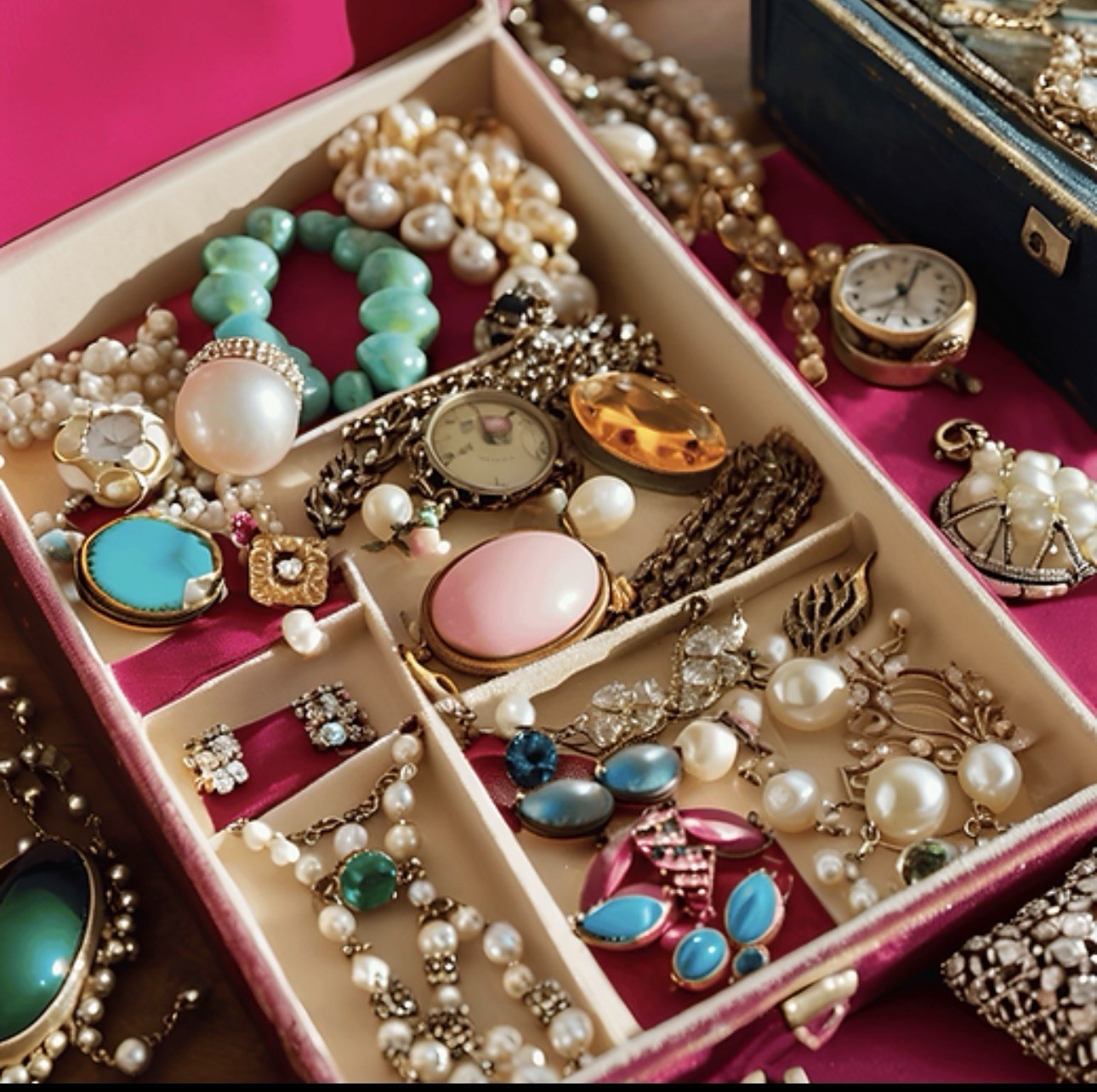 Jewelry Mystery Box Surprise – Random Necklace Ring Bracelet Earrings Gift Box