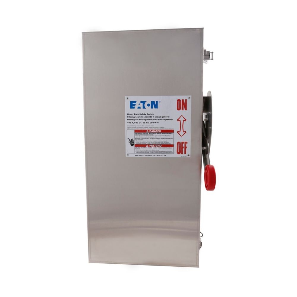 EATON DH361UWK Heavy Duty Single-Throw Non-Fused Safety Switch, 30A, NEMA 4X