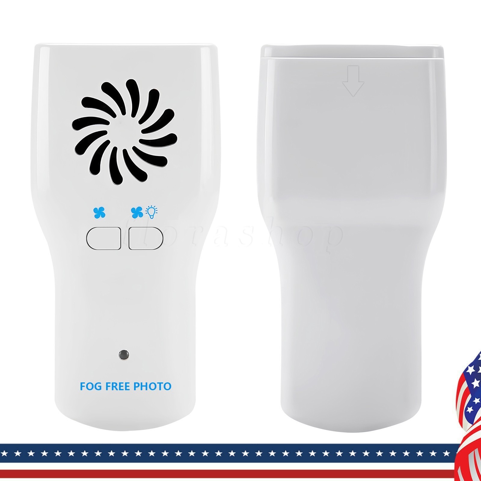 LED Dental Anti-Fog Mirrors Set Fog Free Intraoral Photography Stainless Steel