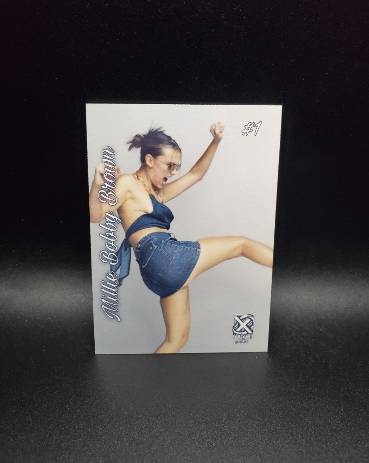 Millie Bobby Brown #1 (2025) eXcess Elegance of Allure [Custom ACEO Art Card]