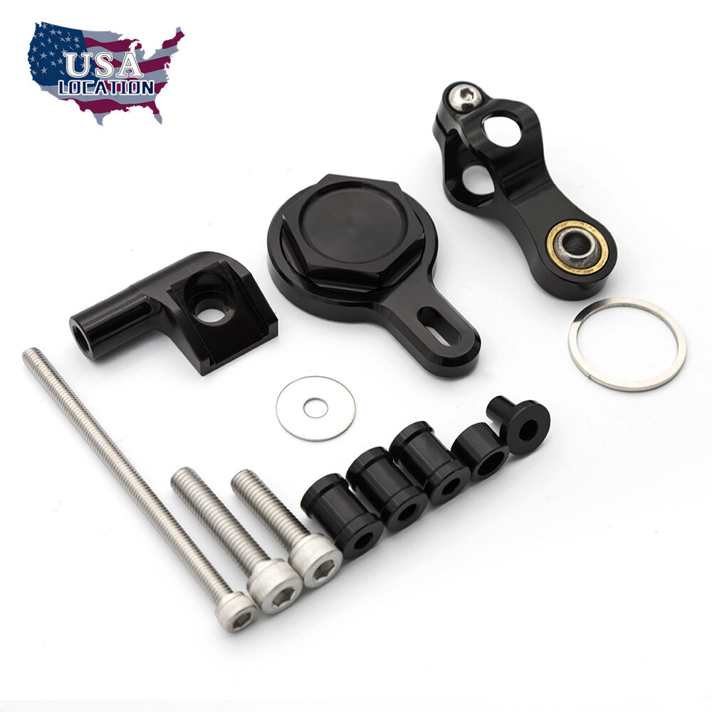 For YAMAHA YZF R1 1998 1999 2000 2001 CNC Motorcycle Steering Damper Bracket Kit