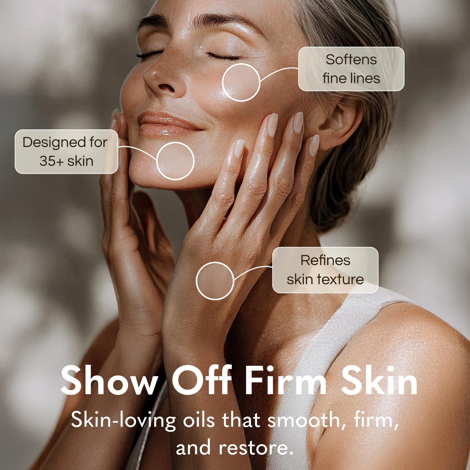 GODA Silk Body Oil Women Firming Anti Aging Moisturizing Formula Shower Oil 50ml