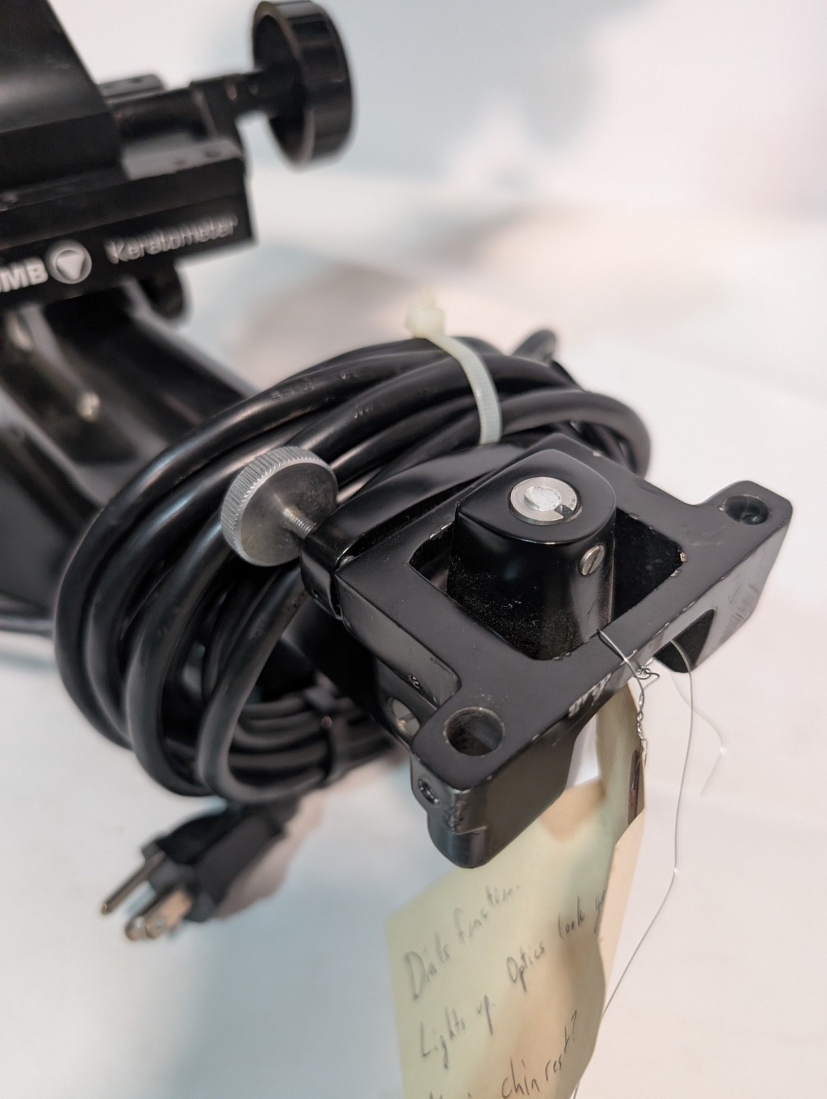 Vintage Bausch & Lomb 71-21-35 Keratometer with Stand, Missing Chin Rest