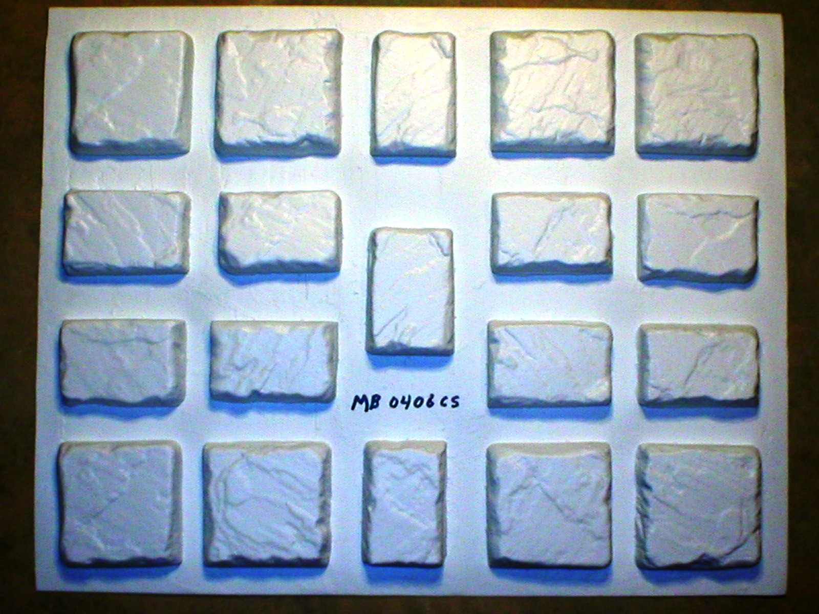 24 Castle Stone Molds 4x6 MAKE 1000s DIY Concrete Cobblestone Pavers, Fast Ship