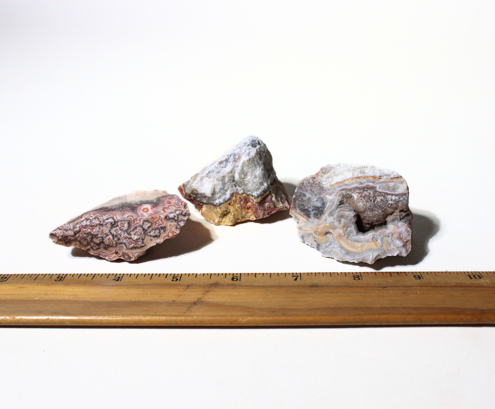 Crazy Lace Agate - Rough Rocks for Tumbling - Bulk Wholesale 1LB options