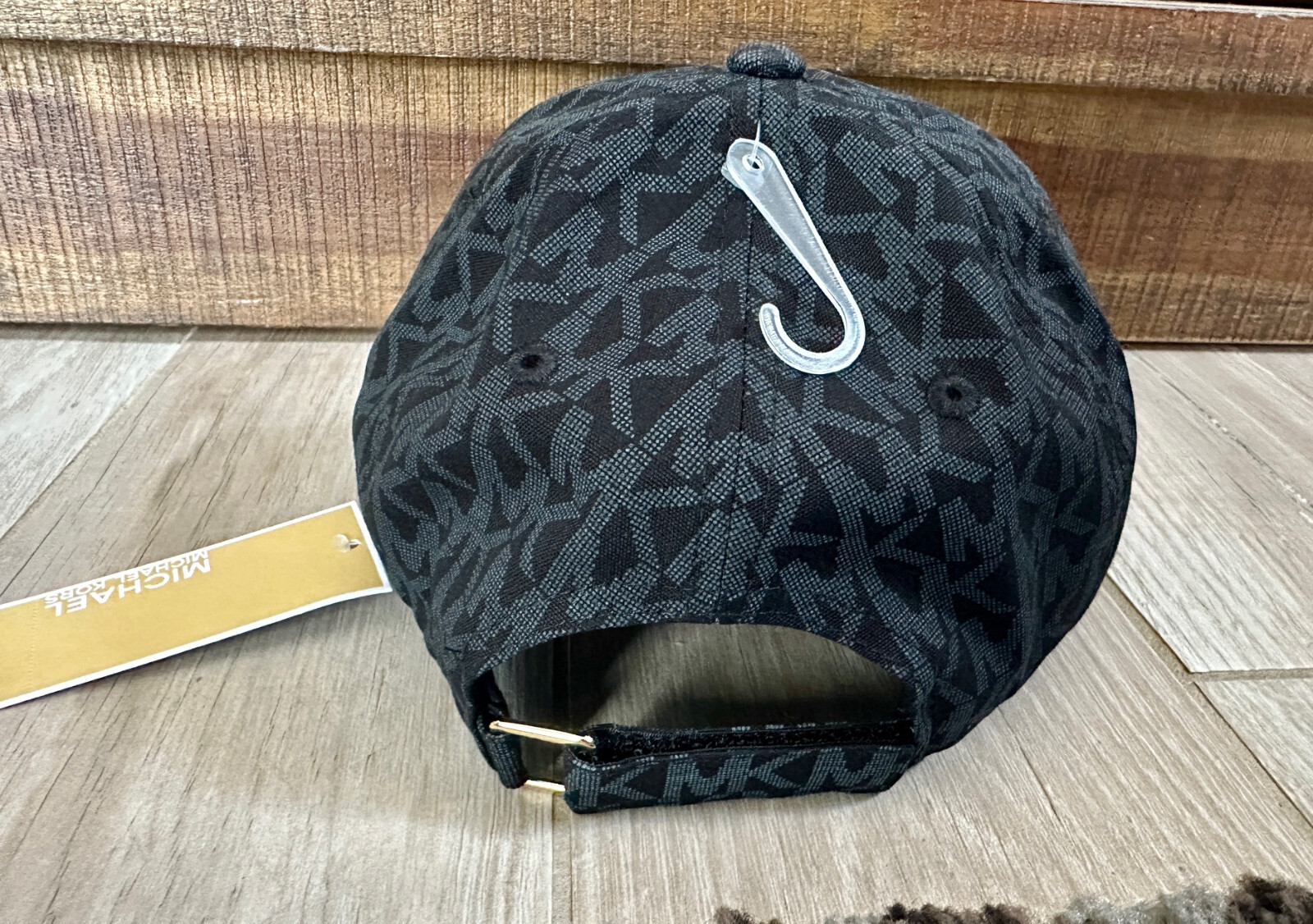 NEW ~ Michael Kors Logo Adjustable Women's Cap Hat in Black, #538801C, NWT